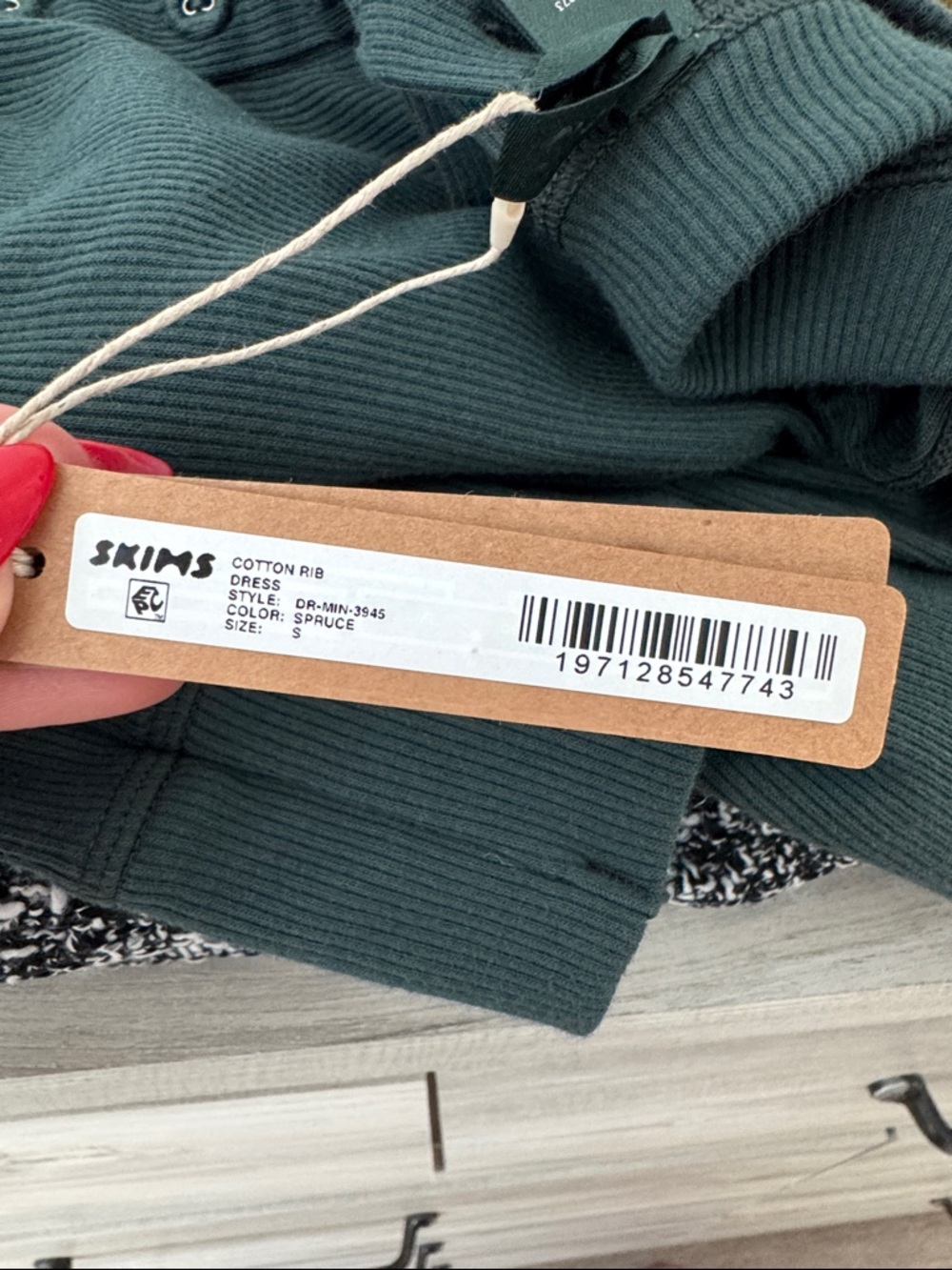 SKIMS COTTON RIB DRESS - Picture 5 of 5